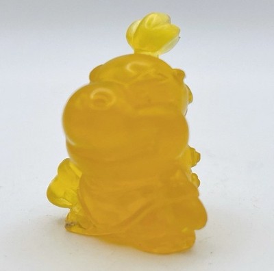 Super Mario Bros. Bowser Jr. Clear Mini Figure Nintendo Japan Vintage Yellow 788