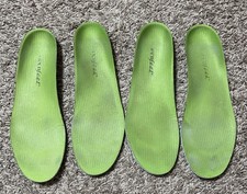 2 pairs Superfeet Green Insole High Arch Orthotic Size C Men 5.5-7 / Women 6.5-8