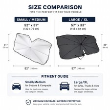 Umbrella Windshield Sun Shade Visor For Volkswagen Beetle 98-11 Uv Heat Block Umbrella Windshield Sun Shade Visor For Volkswagen Beetle 98-11 Uv Heat Block
