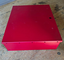 Honeywell Red Metal Rectangular Enclosure Box, Surface/Wall Mount