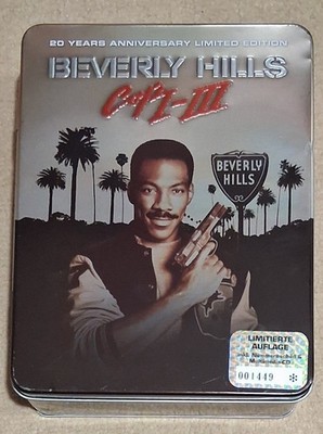 Beverly Hills Cop  1+2+3 Eddie Murphy / Limited Edition Box in Blechdose 3 DVDs