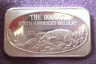 USSC  The Bobcat Only 2500 Made Rare #ed  1 Troy Oz. .999 Fine Silver Bar
