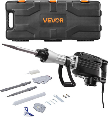 Demolition Jack Hammer, 2800 W Powerful Electric Jackhammer, 1200 BPM Concrete B