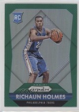 2015-16 Panini Prizm Rookies Green Prizm Richaun Holmes #323 f1p