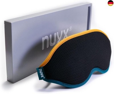 NUYX  3D Schlafmaske/Abdunkelnde Schlafbrille/Super Comfy Augenmaske/Augenbinde 