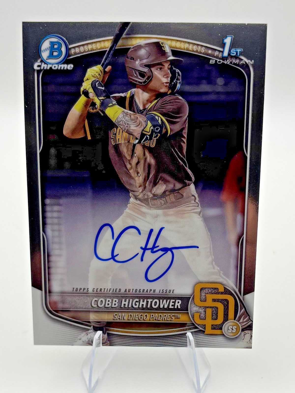 2025 Bowman - Chrome Prospect Autographs Cobb Hightower #CPA-CHI (AU, RC)