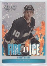 2013-14 Panini Select Fire on Ice Stars Blue Prizm 19/25 Corey Perry #FS-1 0c3