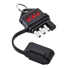 4 Way Flat Trailer Circuit Tester 4 Pin Trailer Light Wiring Socket Tester