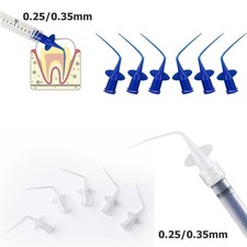 Dental Endo Irrigation Needle Syringe Tips Disposable Irrigator Tip 0.25/0.35mm