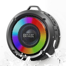 Bluetooth Shower Speaker with Light, Enhanced bass, Upgraded Portable Shower ...