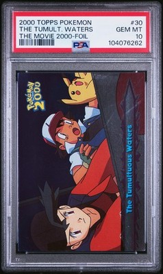 pokemon 2000 cards value TOPPS CHROME SERIES 2 SPARKLE ONIX #95 PSA 10 GEM MINT  lowpopping 2000 TOPPS POKEMON THE MOVIE