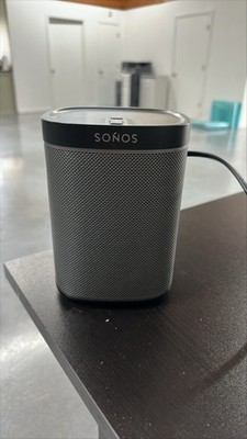 Sonos Play 1 Wireless Smart Speaker Black & Silver With Cord