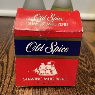 Old Spice Shaving Mug Refill 3oz, Lime After Shave Lotion 4.75oz, Cologne 4.75oz