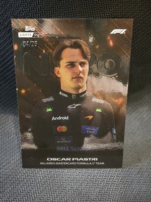 Topps Lights Out F1 2026 Oscar Piastri Black Orange /25