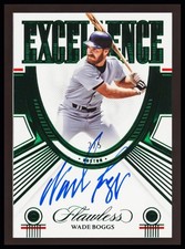 2023 Panini Flawless Wade Boggs Auto #2/5 Emerald Excellence Autograph #ES-WB