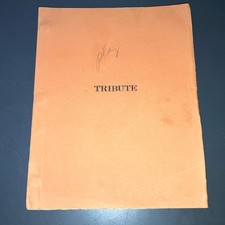 TRIBUTE (8/25/77) Jack Lemmon Broadway Hit / Bernard Slade Orig. Playscript +COA