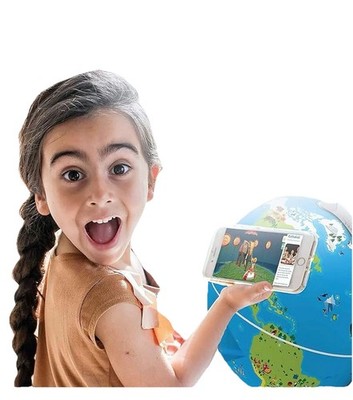 Orboot Interactive Globe By Shifu World Map Kids STEM Toy Open Box *See Note*