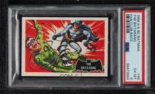 1966 A&BC Batman Black Bat Fan Club Back Riddler The Bat-A-Rang #46 PSA 6 04le
