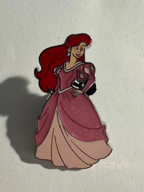 Ariel - Princess Pink Glitter Dresses - Little Mermaid 2023 Disney Pin E6