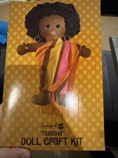 Vintage 1970 SPRINGBOK Nyasha International Doll Craft Kit Open Box