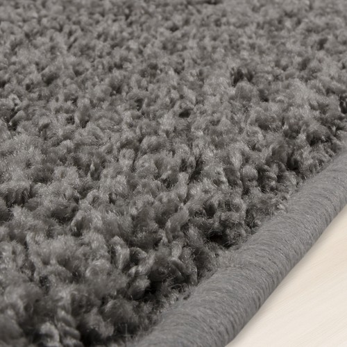 Läufer Shaggy Bettumrandung Teppich 1 Läufer 67x240cm + 2Brücken 67x140cm GRAU - Bild 5 von 5