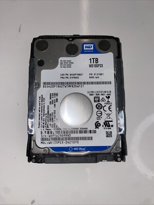 HDD Hard Drive SATA Laptop WD Blue WD10SPZX-24Z10T0