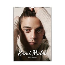 Rami malek Full photo calendar 2027/28 personalised Choose Start