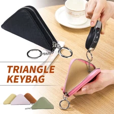 Genuine Leather Car Key Bag Women's Lipstick Bag Cowhide Storage Coin Purse