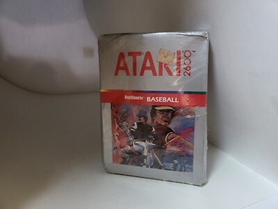 NEW SEALED W/CREASES REALSPORTS BASEBALL FOR ATARI 2600 NTSC USA VERSION #J4