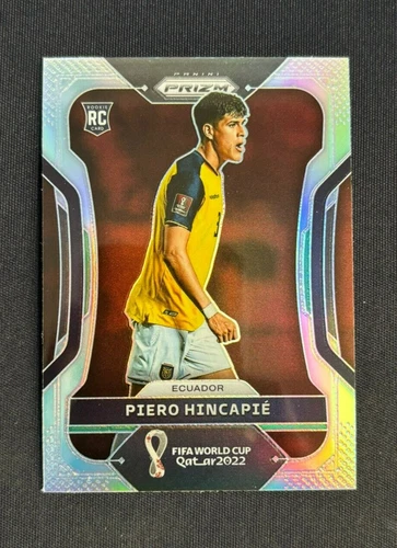 2022 Panini PRIZM FIFA World Cup Qatar Piero Hincapie Silver Rookie #83 Ecuador