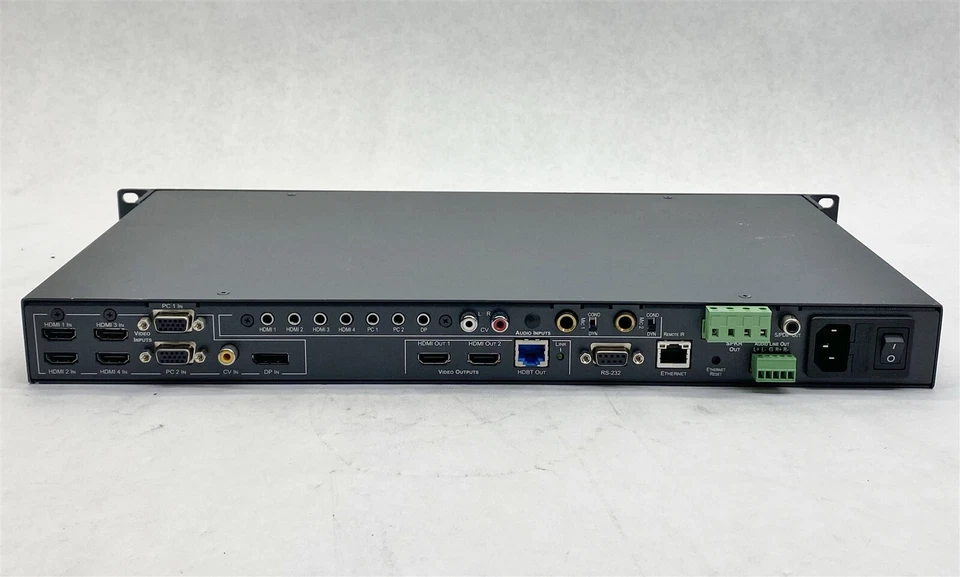 Kramer VP-773A 8-Input HDMI/HDBaseT Presentation Switcher Scaler Audio Amplifier - Image 3 of 4