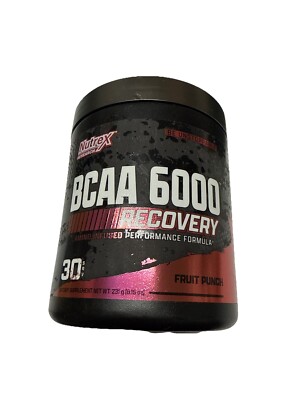 Nutrex BCAA 6000 Recovery 30 Servings (Fruit Punch)