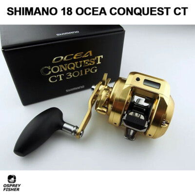 Shimano 18 OCEA CONQUEST CT Digital Display Baitcasting Boat Sea