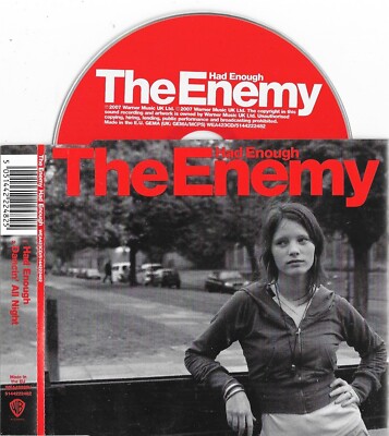 THE ENEMY - had enough  -  2 track CD