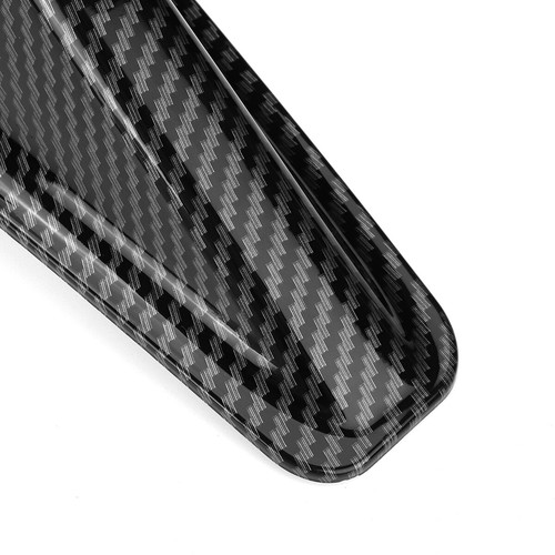 Carbon Look Rear Bumper Lip Diffuser Shark Fins Cover For Subaru STI WRX 2015-21 - Picture 5 of 11