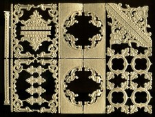 Scrap Die cut German Dresden Gold Foil Paper Embellishments Victorian Crafts