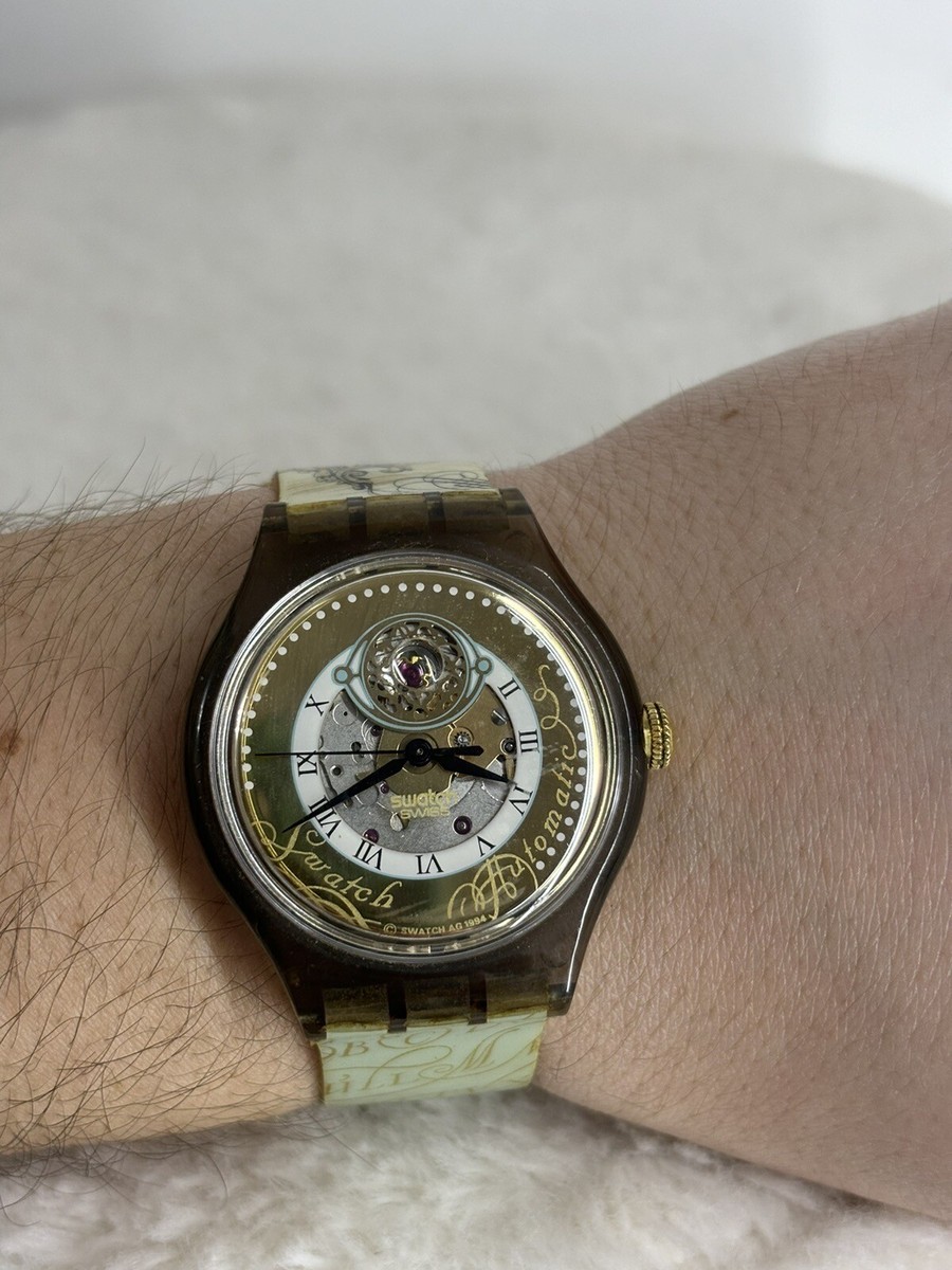 スウォッチ◆1994年 Swatch Automatic 「PITTI」 Orologio Swatch Pitti 1994 Automatico Da Collezione Raro Con