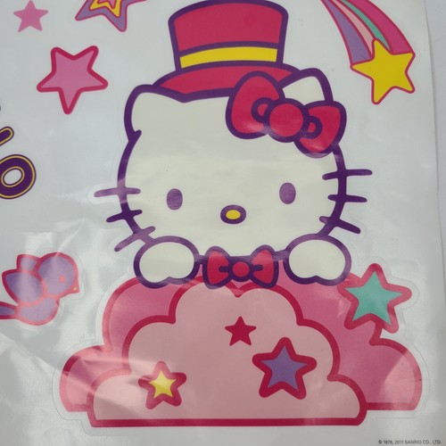 Calcomanías decorativas Hello Kitty Sanrio 2 hojas cáscara y palo reutilizables 2011 faltan - Imagen 6 de 21