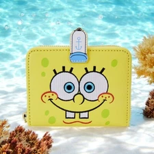 SpongeBob SquarePants 25th Anniversary Zip Around Wallet/Loungefly/Nickelodeon 