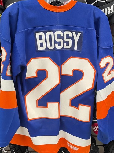 Vintage CCM New York Islanders Mike Bossy Jersey new cresting mens small crested - 第 2/2 張圖片