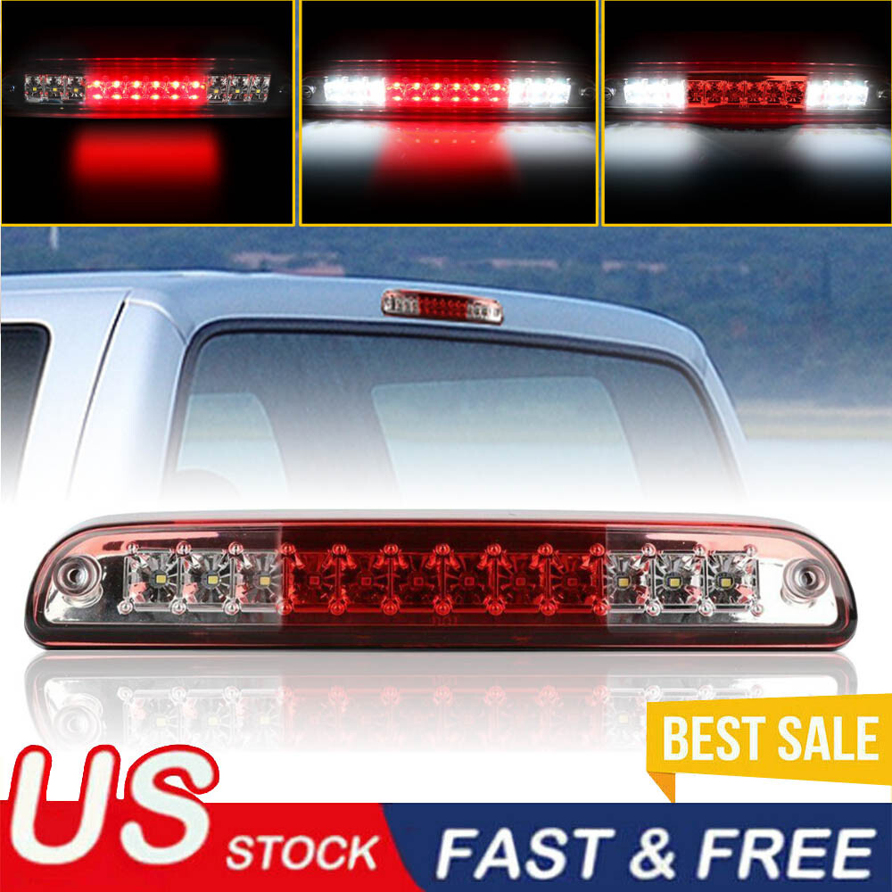 Dilwe Feu De Recul Feu De Freinage Surélevé 3e Feu Stop Blanc Couleur