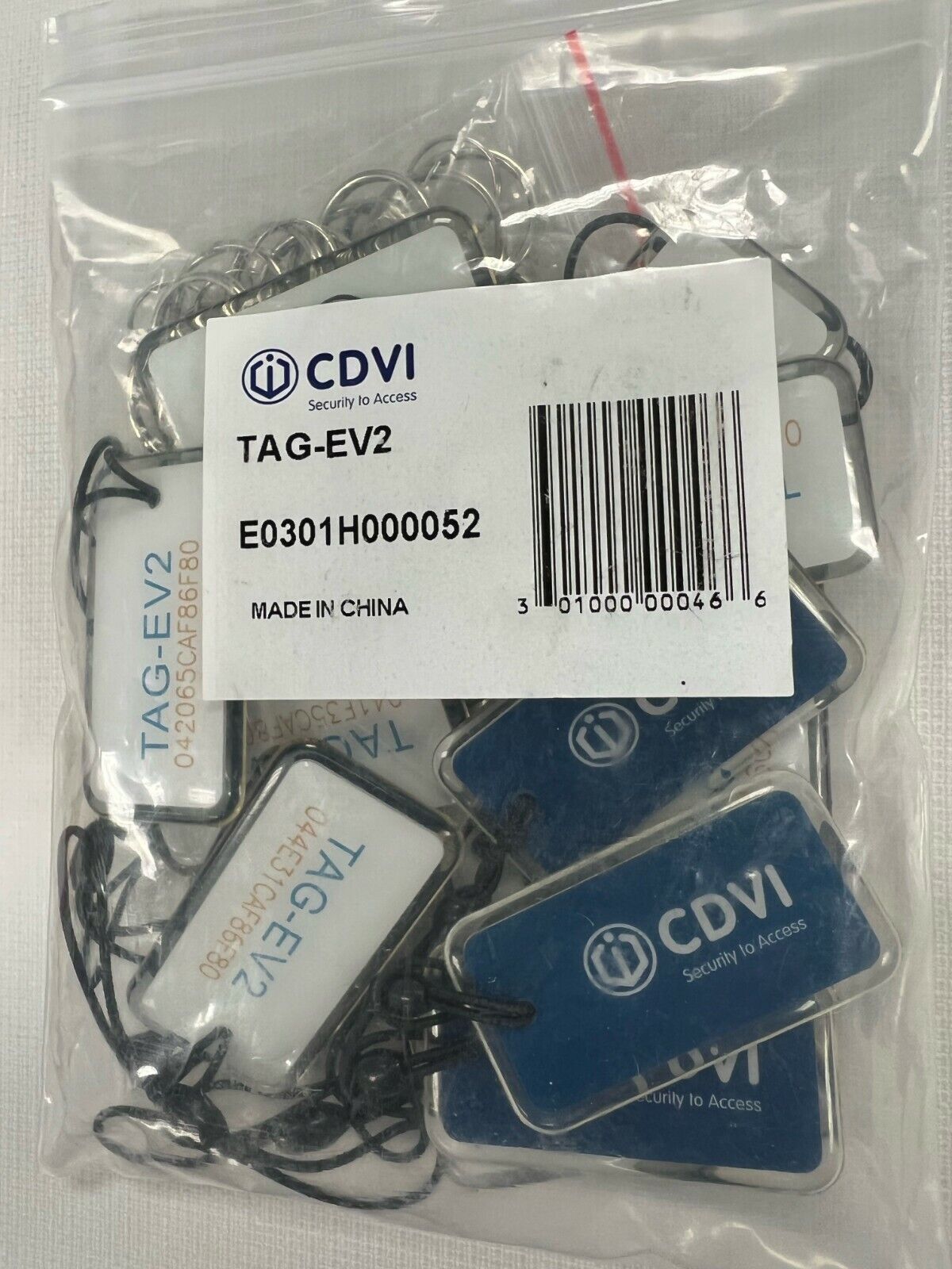 15x CDVI TAG-EV2 Proximity Outlet SALE Key E0301H000052 Badge Max 77% OFF