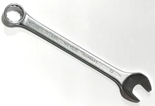 HEYCO 22mm Combination Wrench 12 Point Satin Chrome Finish Narrow Profile