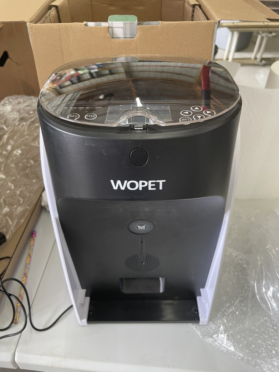 WOPET Automatic Pet Feeder Food Dispenser for Cats and Dogs–New