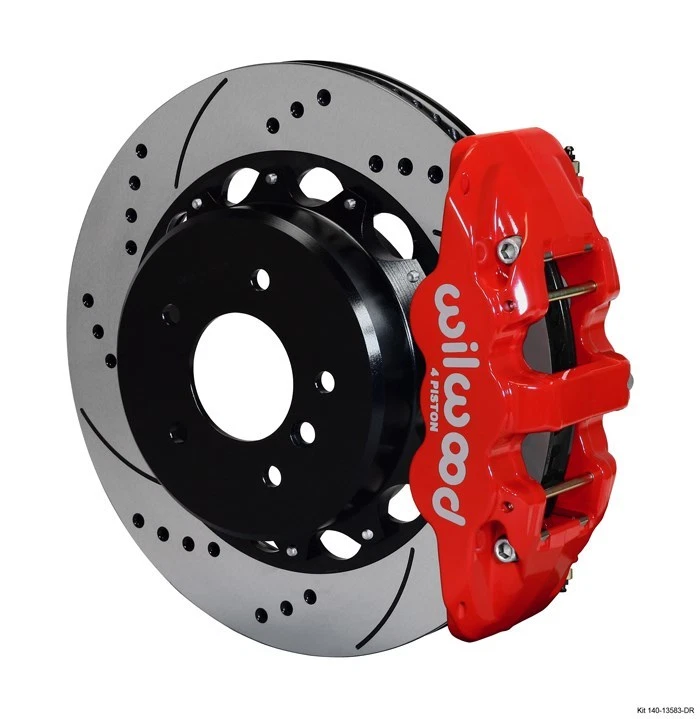 Wilwood BMW 325i,328i,Aero4 Rear Big Brake Kit W/Parking Brake,14" Rotors  - Image 4 of 4