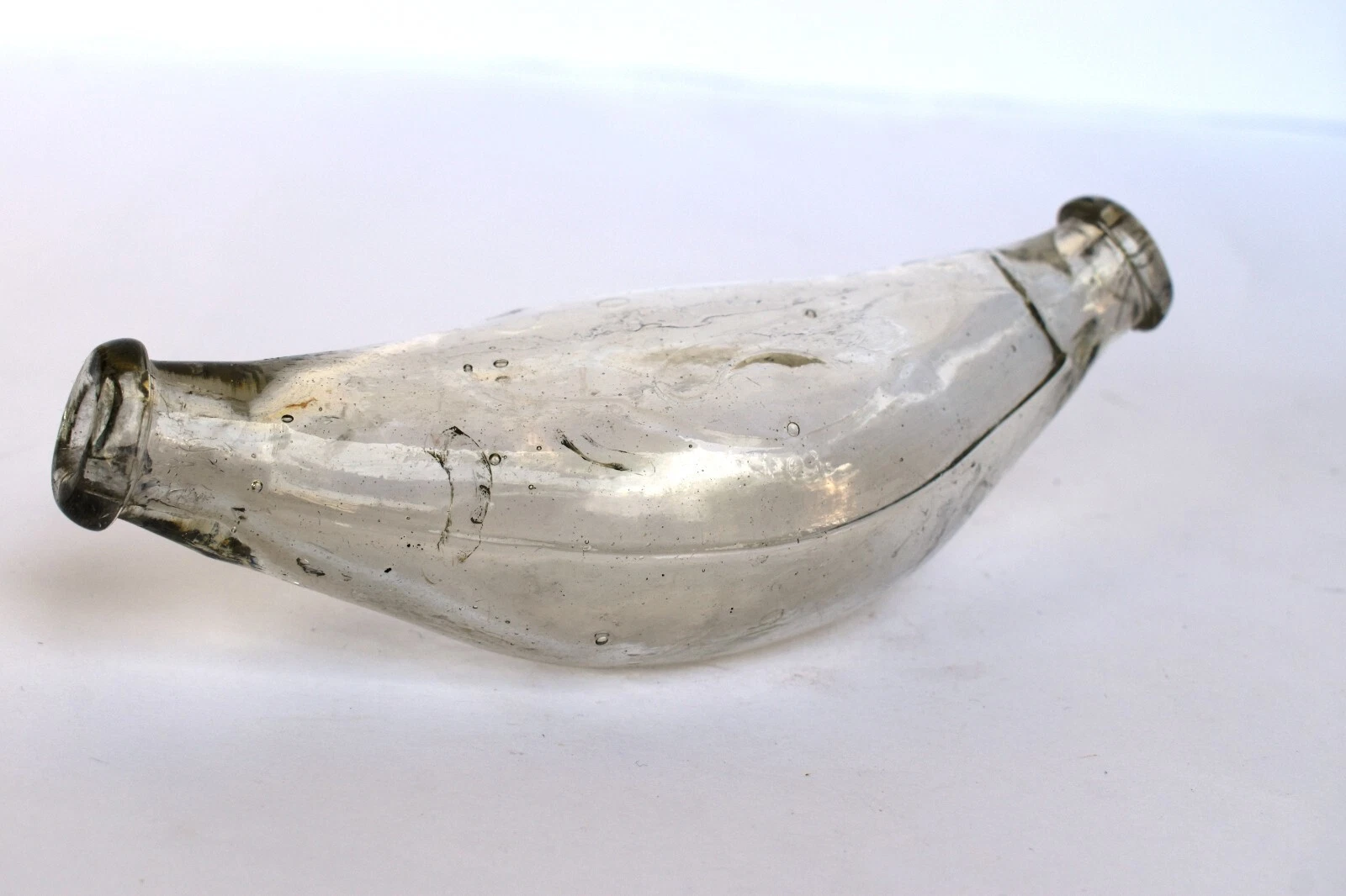 Vintage Griplight Milk Bottle Baby Food Double End Banana Jar England F96