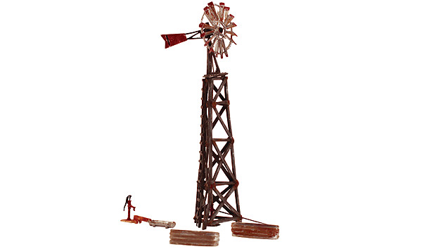 H0 Gauge - Woodland Windmill With Accessories - 5042 Neu