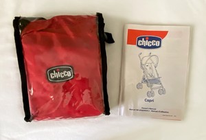 chicco lightweight stroller red