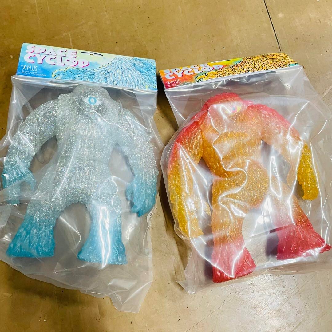 X-Plus Space ICICLE SOLEIL CYCLOP sofubi Figure Toy Kaiju | eBay