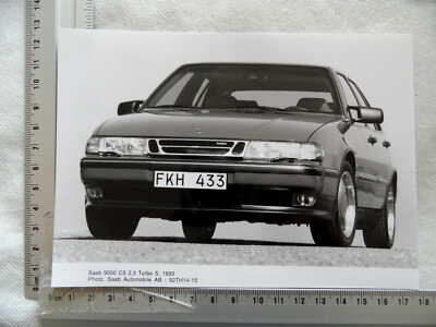 Fotografie photograph photo SAAB 9000 CS 2,3 Turbo S, 1992 AB - 92TH14-15 SR420